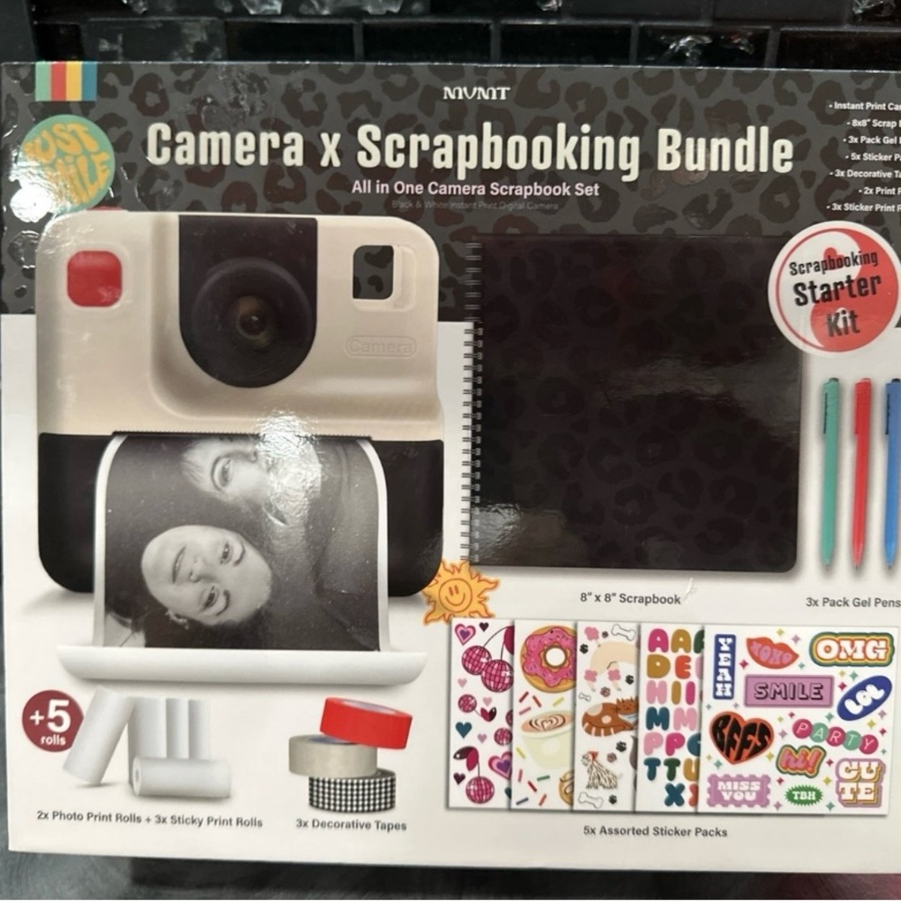 Camera x Scrapbooking Bundle - White